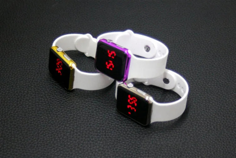 Digital Watches Men Women Electronic Square LED Sport Wristwatch Fashion Casual Simple Silicone Female Clock Reloj Para Mujer