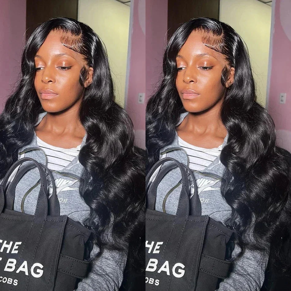 30 40 Inch Brazilian Human Wig 13x4 13x6 360 Body Wave Transparent 250 Density Lace Front Human Hair Wig Frontal For Black Women