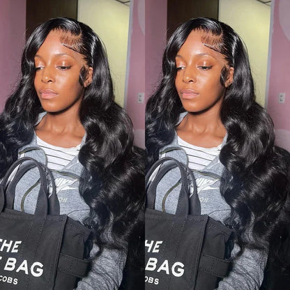 30 40 Inch Brazilian Human Wig 13x4 13x6 360 Body Wave Transparent 250 Density Lace Front Human Hair Wig Frontal For Black Women