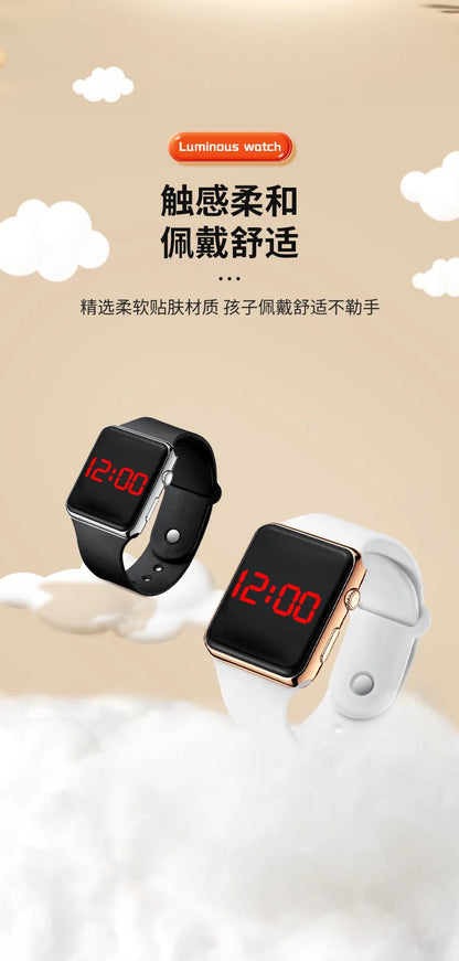 Digital Watches Men Women Electronic Square LED Sport Wristwatch Fashion Casual Simple Silicone Female Clock Reloj Para Mujer