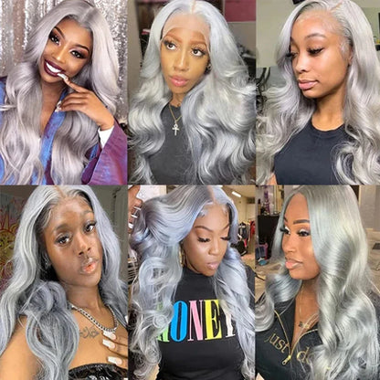 30 Inch HD Body Wave Wig Blonde 613 Hd Lace Frontal Wig 13X6 Transparent Brazilian Lace Front Wigs 100% Human Hair Pre Plucked