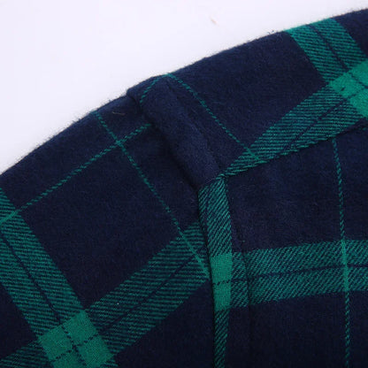 2025 Casual Men Plaid Spring Autumn Flannel Men Dress Shirts Fashion Long Sleeve Slim Fit Chemise Homme Cotton Male Shirt