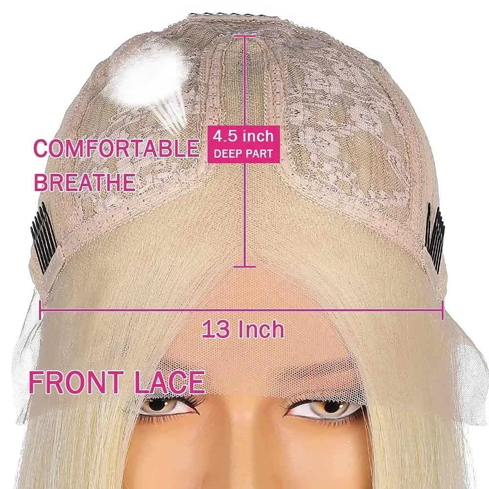 Highlight Human Hair Wigs For Women13X6 Lace Frontal Human Hair Wig Full Lace Wig Transparent Lace Natural Wave Brazilian Hair