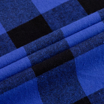 2025 Casual Men Plaid Spring Autumn Flannel Men Dress Shirts Fashion Long Sleeve Slim Fit Chemise Homme Cotton Male Shirt