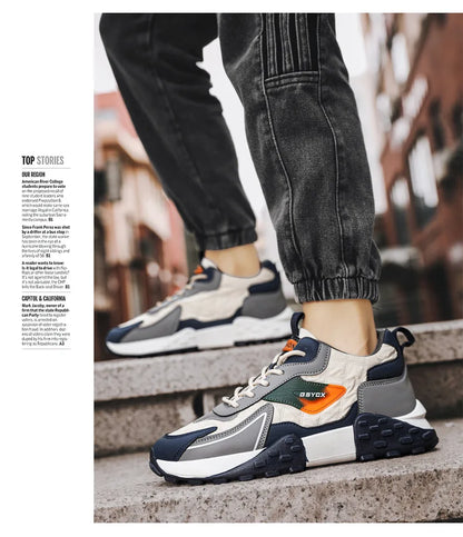 2025 New Sneakers Shoes for Men Luxury Platform Male Sneakers High Quality Casual Running Shoes Winter Plus Size Cotton Shoes